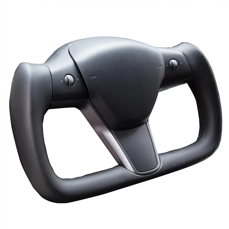 For Tesla yoke steering wheel factory modified model Edamame 3yx carbon fiber modified steering wheel