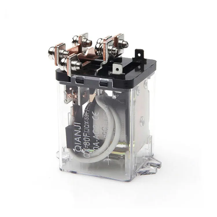 QIANJI Current Protection 80A Mini 12V Power Relay Current Protection Control Voltage High Power Relay