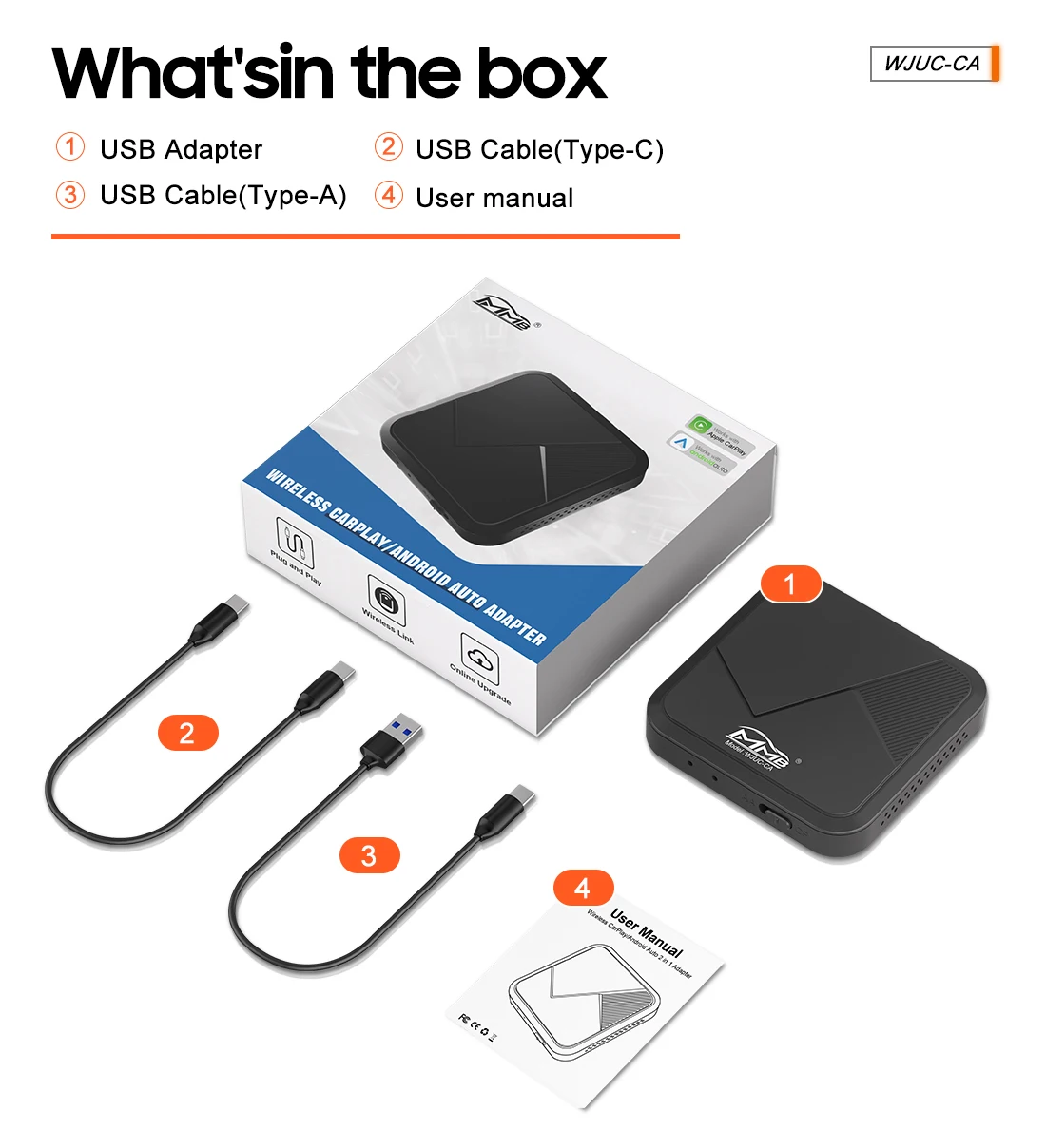portable Carplay wireless Carplay Adapter Box carplay Wireless Android Auto