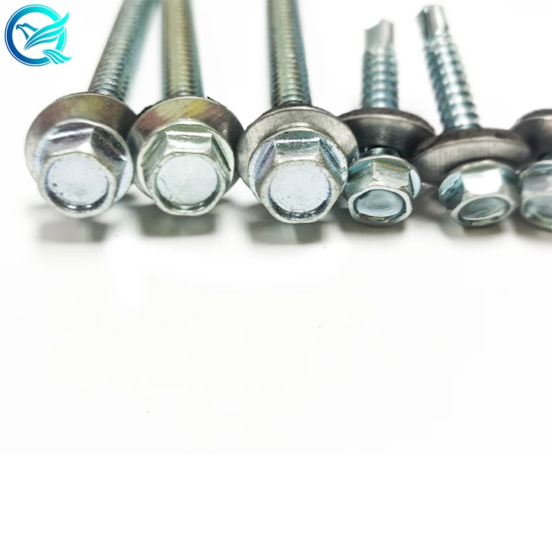 self drilling screw M5.5 Roofing Screws Tapping Screw Sheet Metal Hex Washer Head Stainless Steel