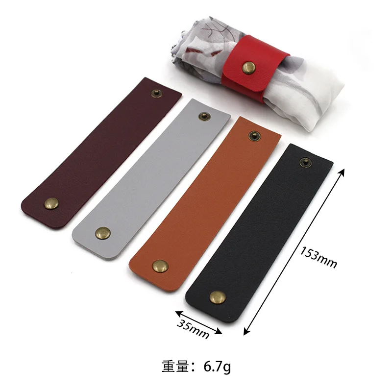 Wholesales Leather Napkin Rings Dinning Table Decorative Napkin Tie Party Dinner Restaurant Table Napkin Ring Holder