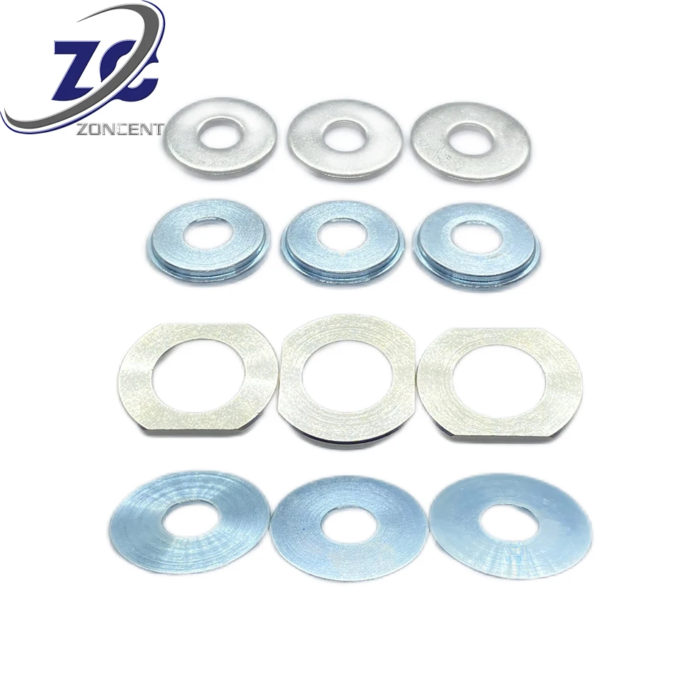 Aluminum Stainless Steel Carbon Steel Copper Custom Zinc Plated Flat Washers Gasket