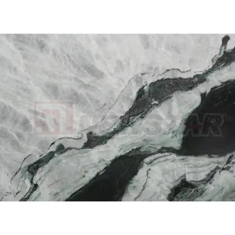Newstar Green Ice Marble Slabs and Tiles Elegant Translucent Green Stone for Modern Design