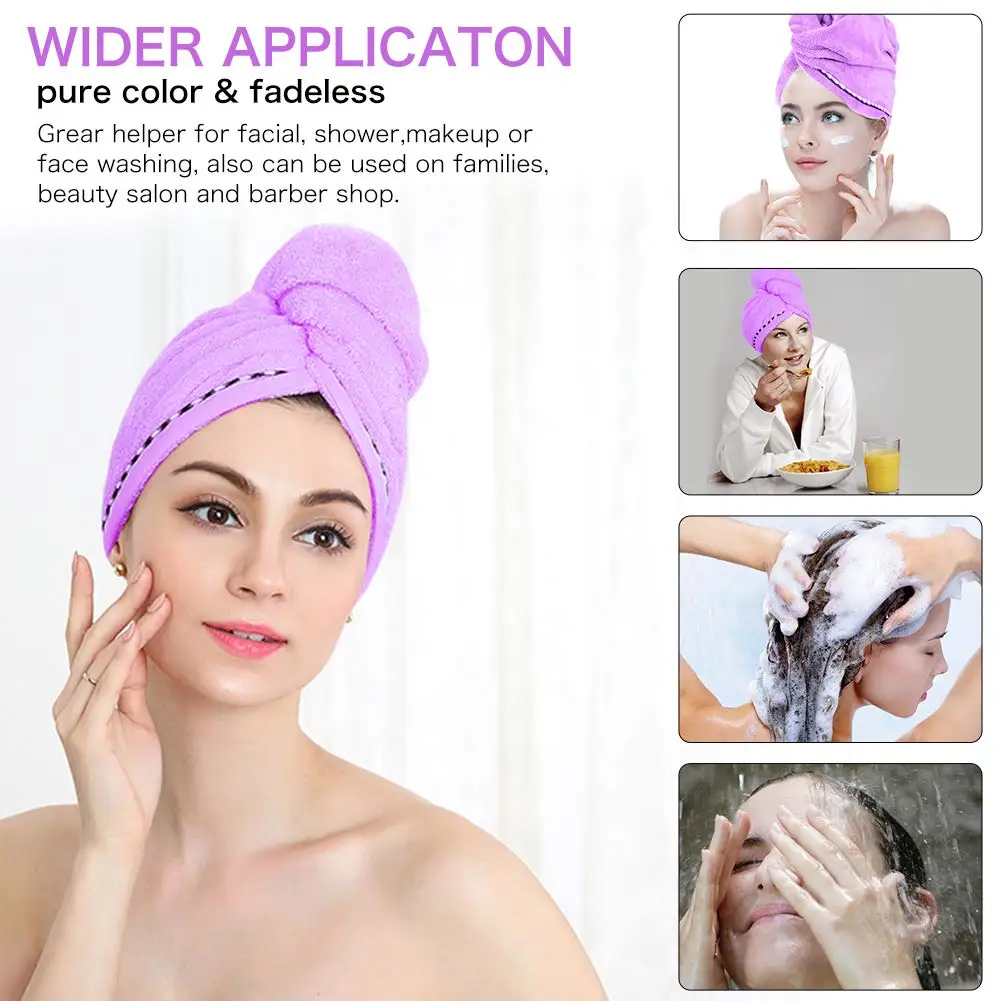 Best Quality Printed Quick Dry Hair Drying Wrap Hotel Towel for Adults Woven Technique for Gifts