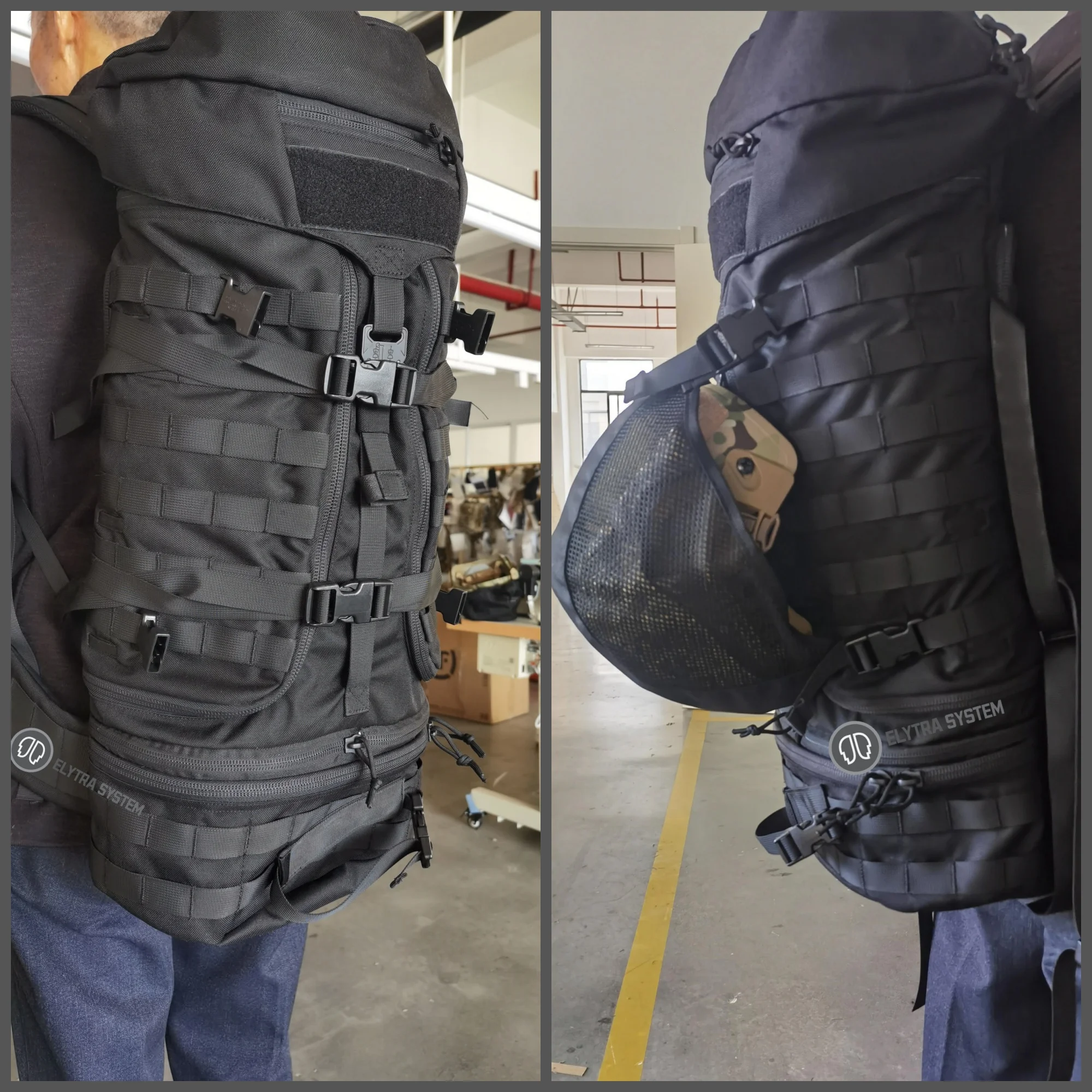 High Capacity Tactical Backpack Quick Release Cordura Nylon 1000D Classic Rescue with Cobra Buckle