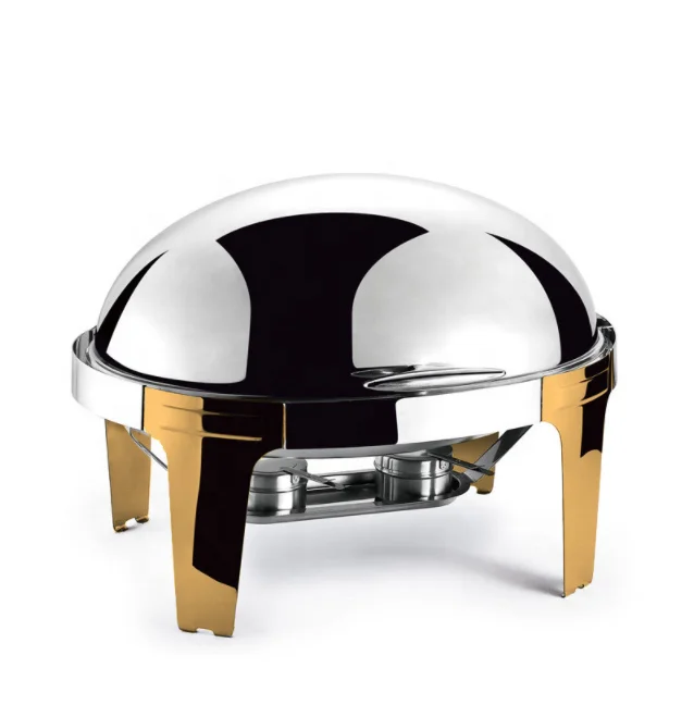 Stainless Steel Chaffing Dishes Industrial Commercial Fast Food Equipment Kitchen Food Warmer for Home Hotel Canteen Hot Sale