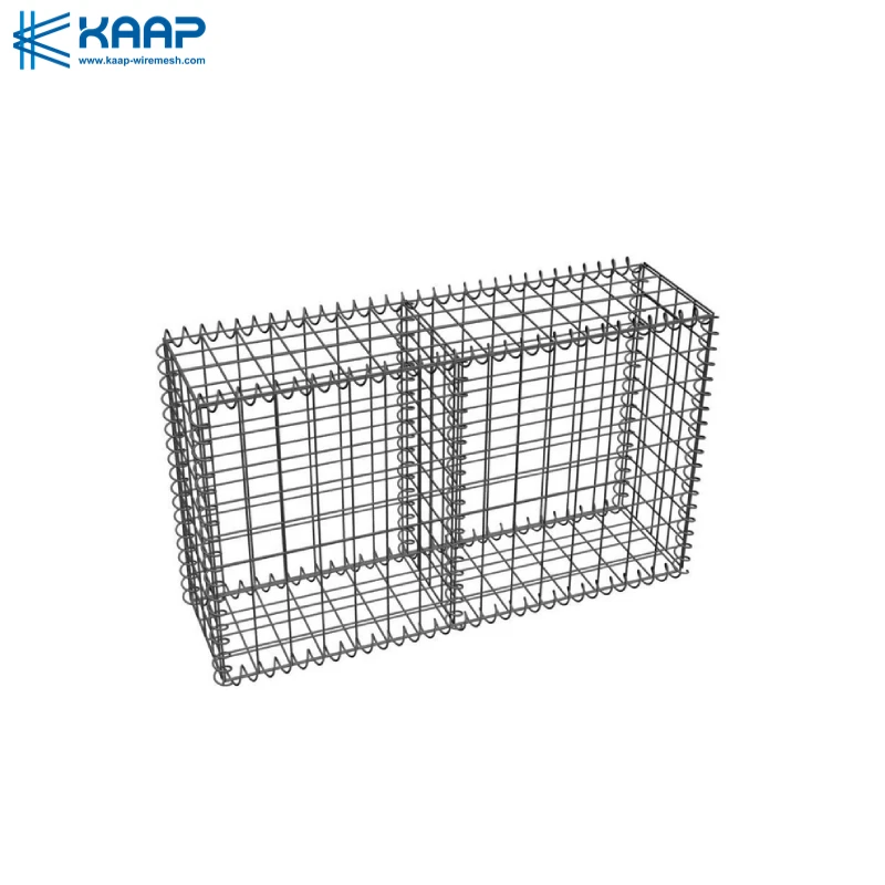 KAAPGN welded square hole 2 x 1 x 1 m stone cage for building construction wall factory