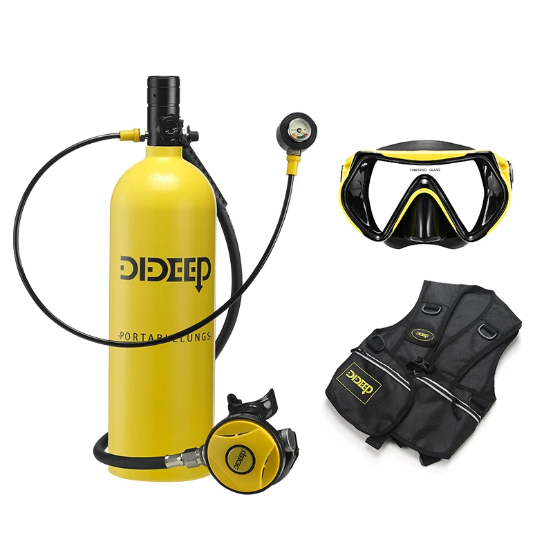 Dideep high pressure 2L mini scuba diving oxygen tanks cylinders for sale