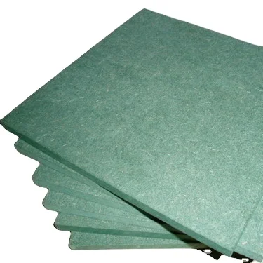 Wholesale High Quality 18mm Waterproof Moistureproof Green HMR MDF Board