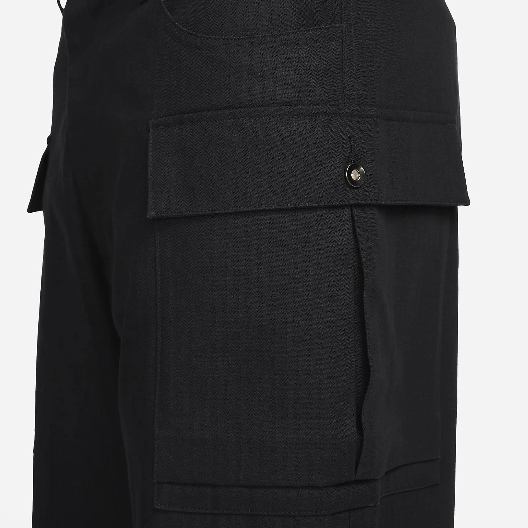 Semi-pleated Cargo Pockets Straight Leg Mens Designer Pants Buggy Oversized Man Cargo Pants