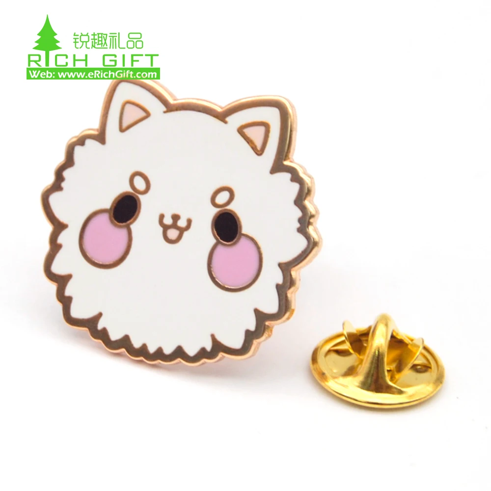 No Minimum Factory Manufacturer Custom Soft Enamel Glitter Anime Cartoon Lapel Pins Metal Badge Hard Enamel Pin