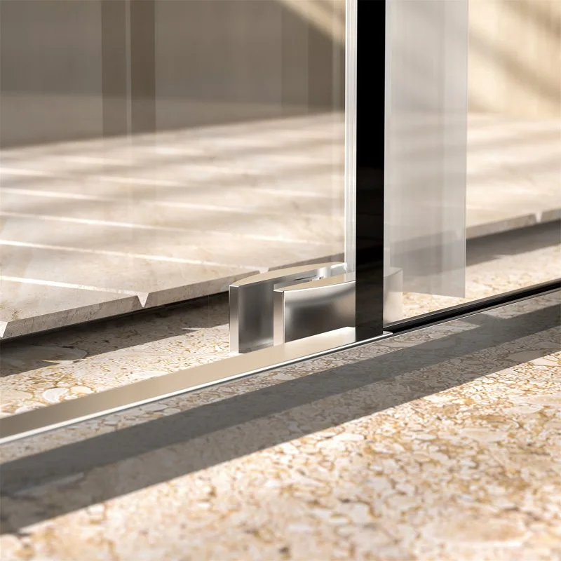 Luxury Bathroom Frameless Tempered Glass Aluminum Shower Cubicle Free Standing Shower Room