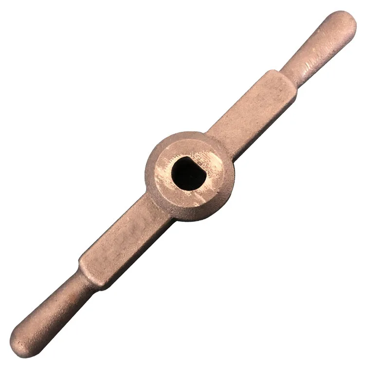 Valve wrench ductile iron drawing customized surface galvanized phosphating