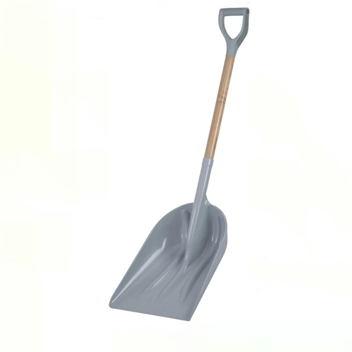 Long Steel Handle Garden Grain and Snow Scoop Shovel with PP or ABS Material Head