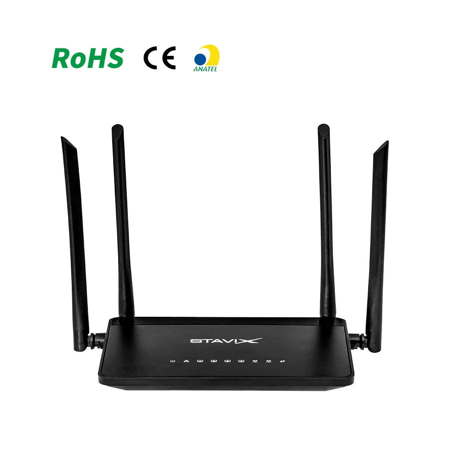 STAVIX AC1200 Dual Band Easy Mesh WiFi 5 Router