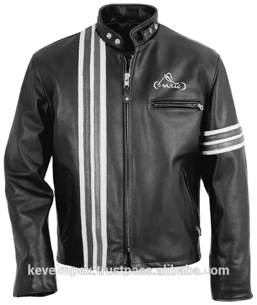 Premium quality custom color Cowhide Leather full safety Motorbike jacket Vintage winter jacket USA 2023