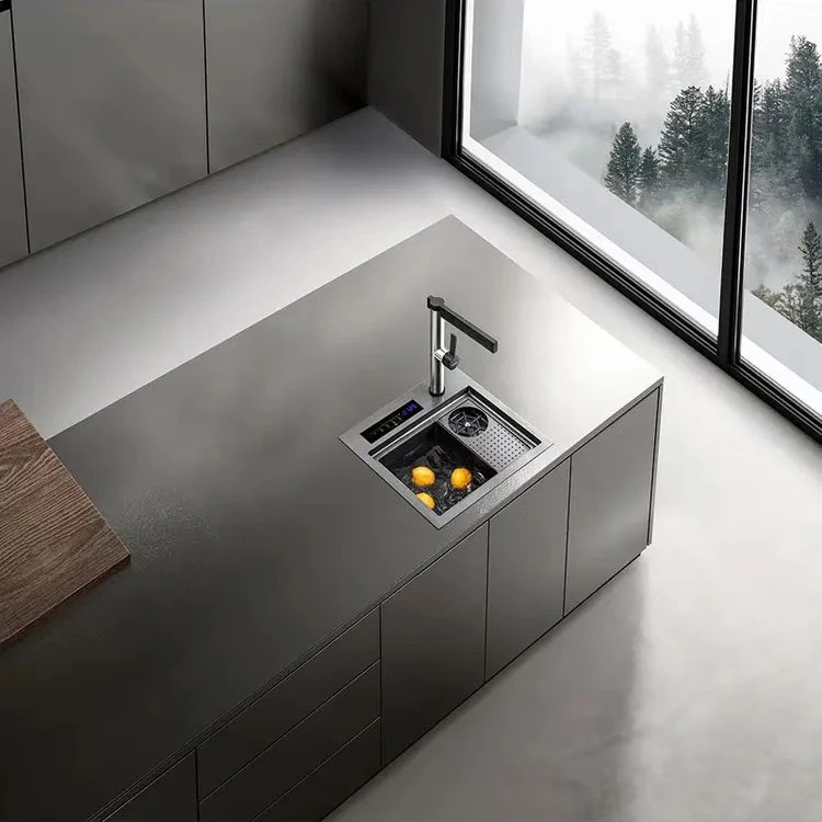 Мини-раковина ручной работы из нержавеющей стали