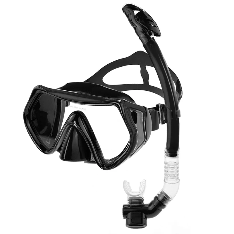 Custom Snorkels Sets Freediving Spear Fishing Mask Swimming Diving Goggles with Snorkel Set