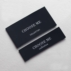 Custom Washing Labe Designs Clothing Tag Garment Logo Swing Tag Woven Lable