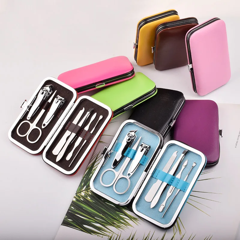 Promotional Products Manicure Set Gift Low Price Manicure Nail Tools Set For Women Pack of 6