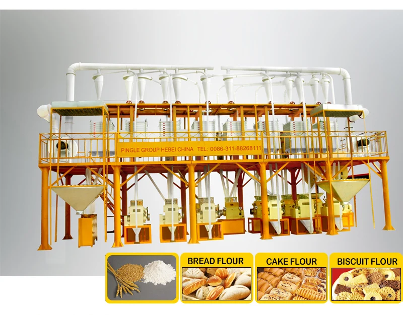 26T 36T Automatic roller mill machine for wheat flour mill maize roller mill