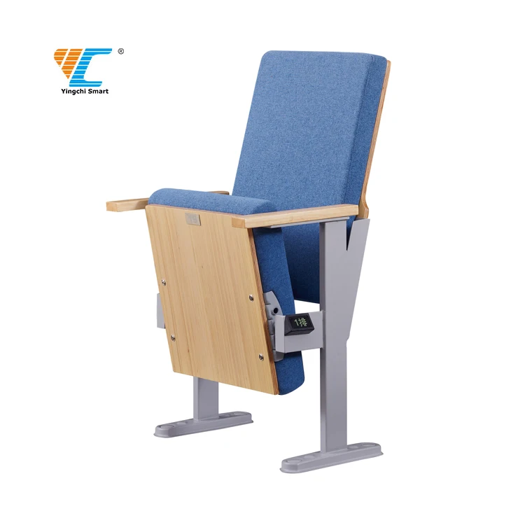 Factory Supply Multi-color Navy Comfortable Blue Stackable Used Church Chairs For Auditorium