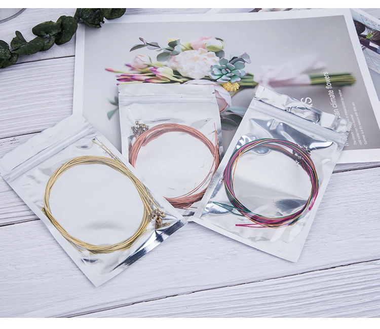 Wholesale price Guitar Strings Acoustic string set colorful copper