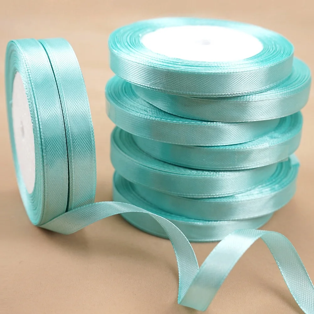 
 10 мм, оптовая продажа, подарочная упаковка, переработанная на заказ 100% полиэфирная атласная лента  