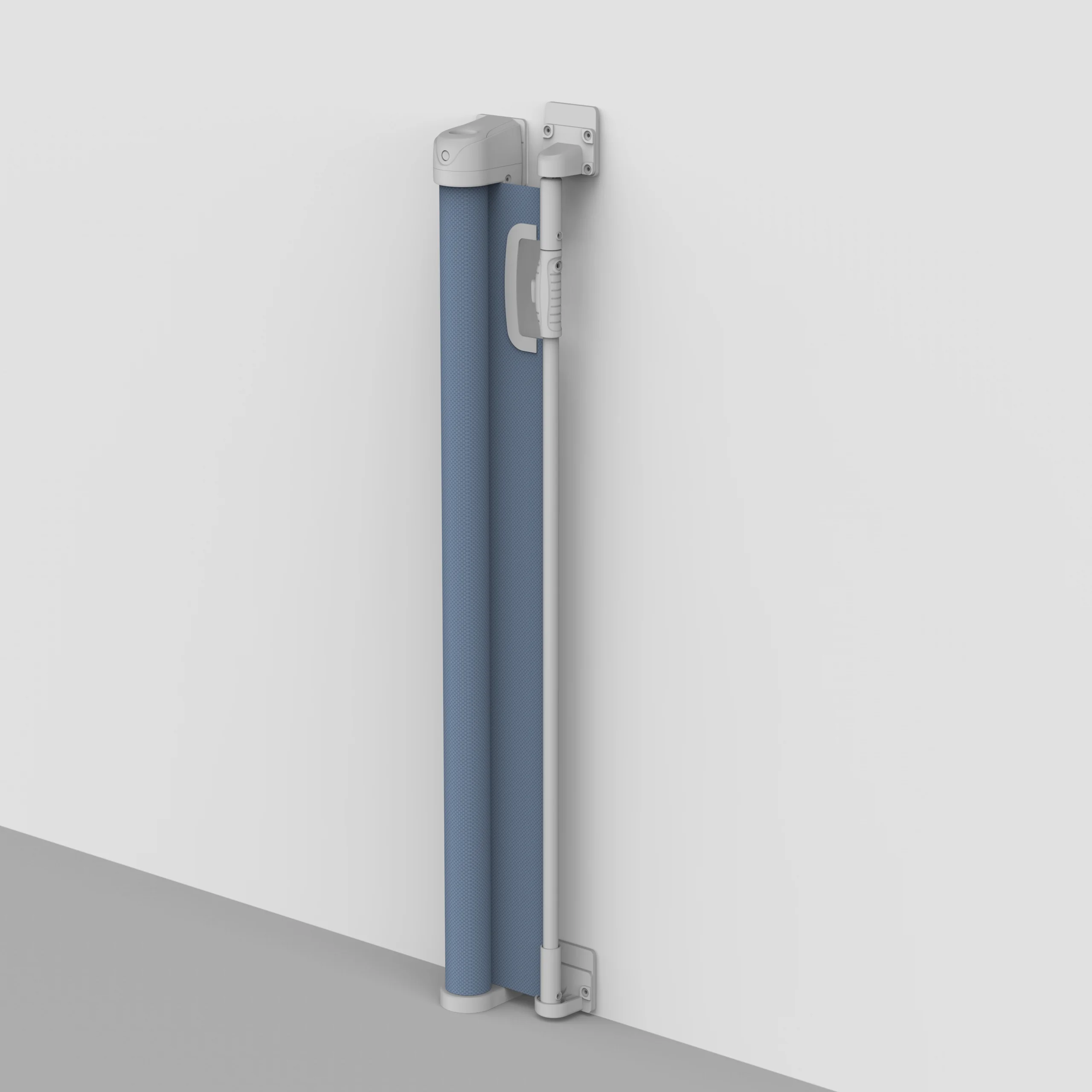 customize extra long 3 meters baby retractable mesh gate for stairs doorways