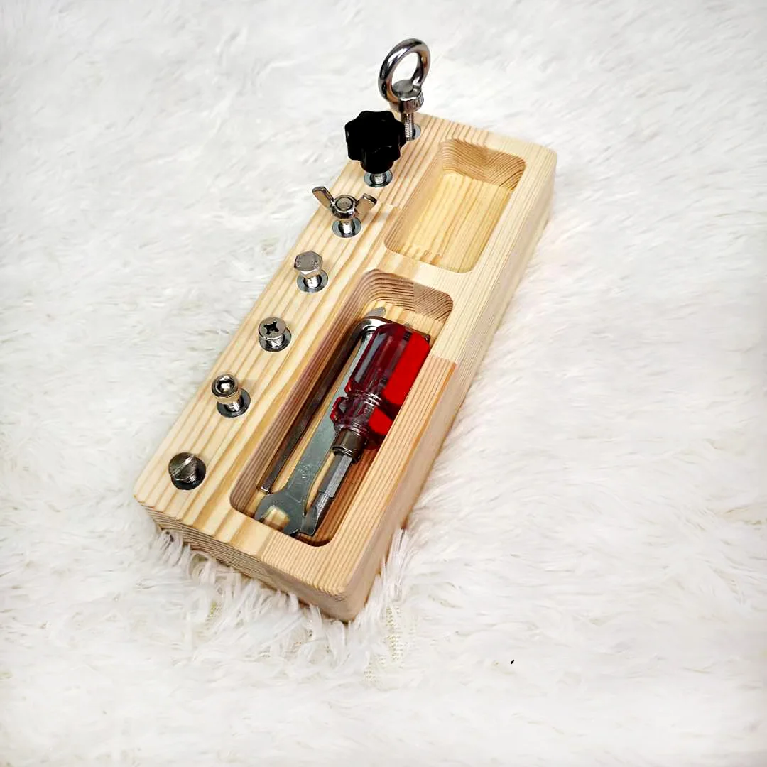 Montessori Screw Board Multi-tool Board for little hands Toddler toys Screw Board