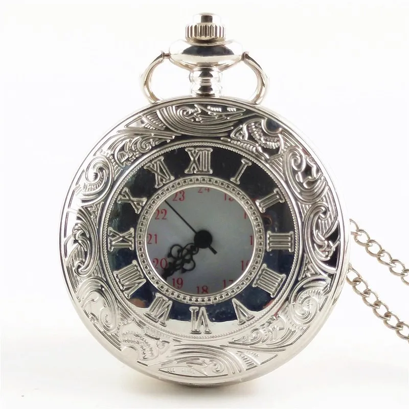Stylish Vintage Retro Quartz Pocket Watch Unisex Pendant Flip Hollow Black Bronze Silver Gold Watches Clock Various Styles Gift
