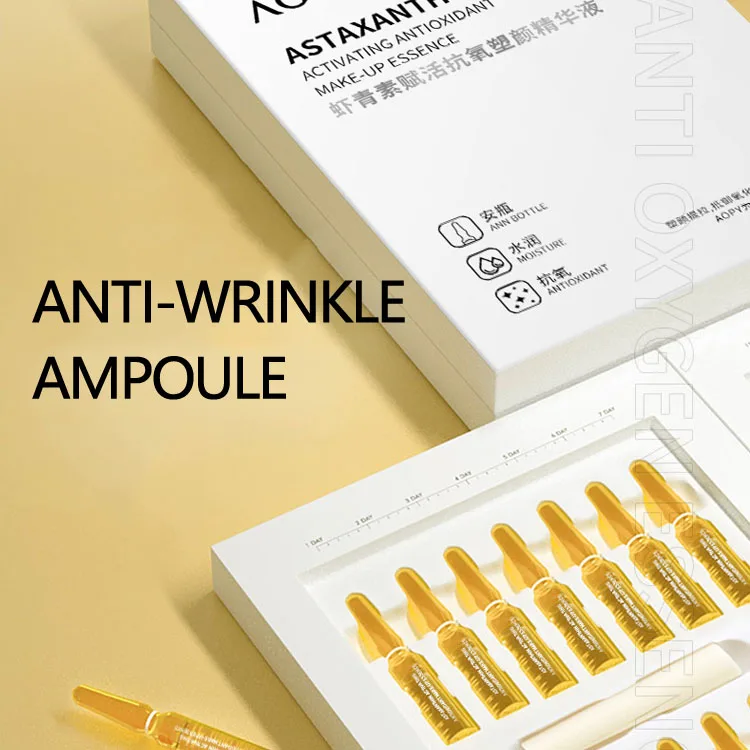 Wholesale Skin Care Products astaxanthin Serum acticating anti oxidant Anti wrinkle Moisture Facial Serum