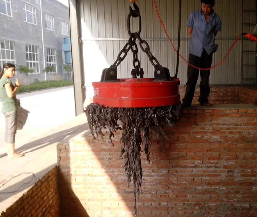 electromagnetic lifting magnet for lifting scrap iron electromagnet