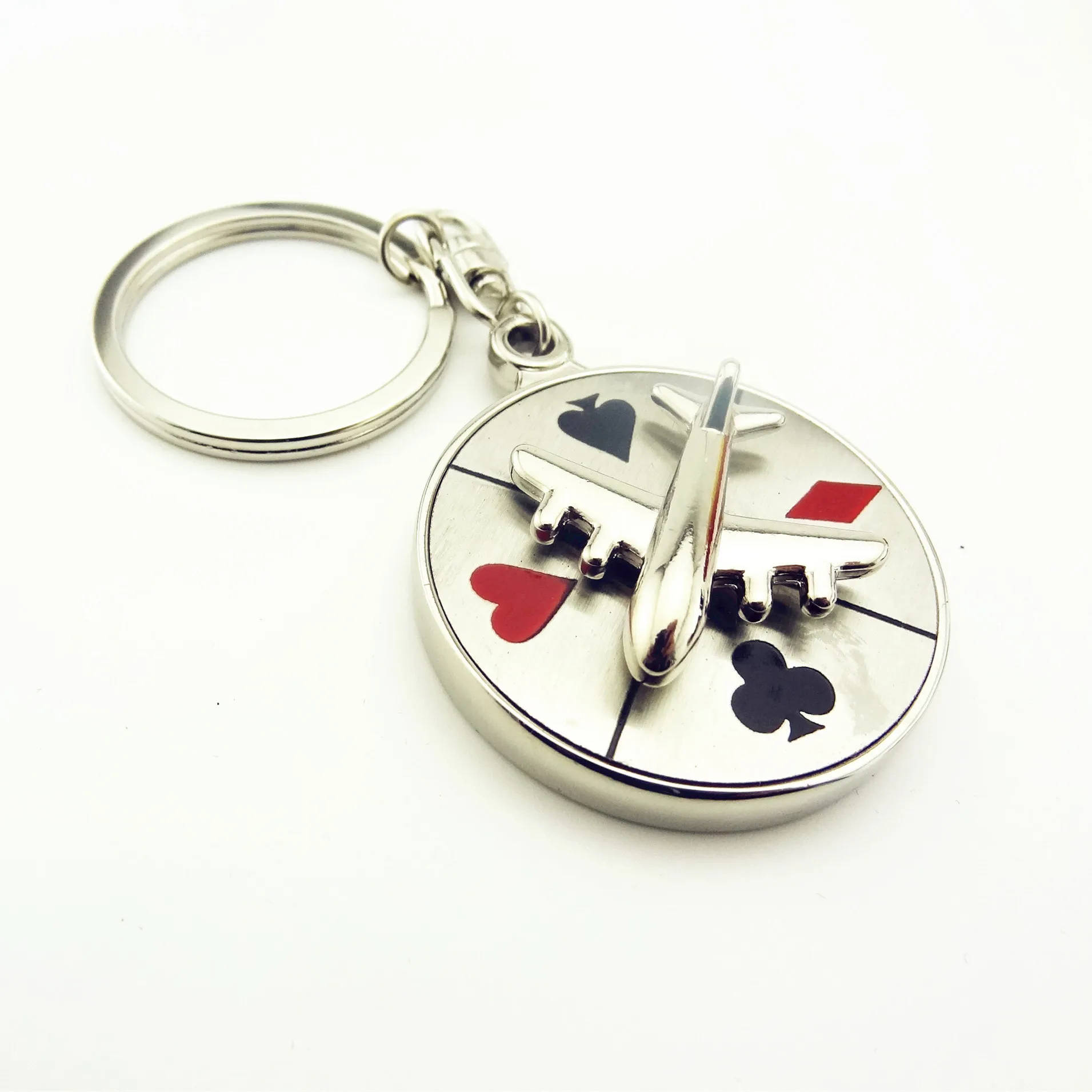 Russian Roulette child gifts fashion lovely zinc alloy metal keychains customized Logo