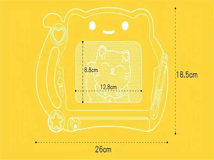 Portable Erasable Drawing Colorful magic Home magnetic Educational Gifts Painting Learning Pads drawing board for kids Toys