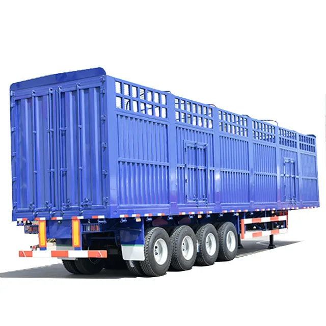 TONGYA Side Wall Open Truck Cargo transport Fence Semi Trailer