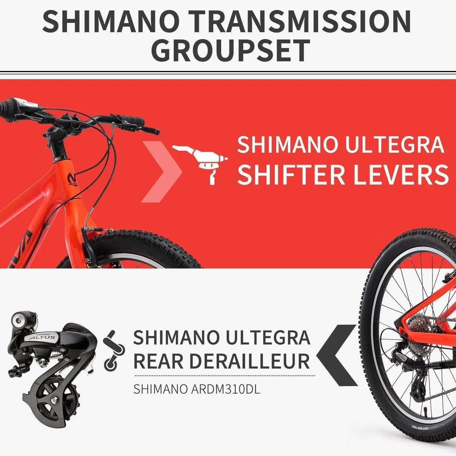 SAVA Wholesale 20/24 Inch Kids Children Bicycles Carbon Fiber Mountain Bike for Kid Children