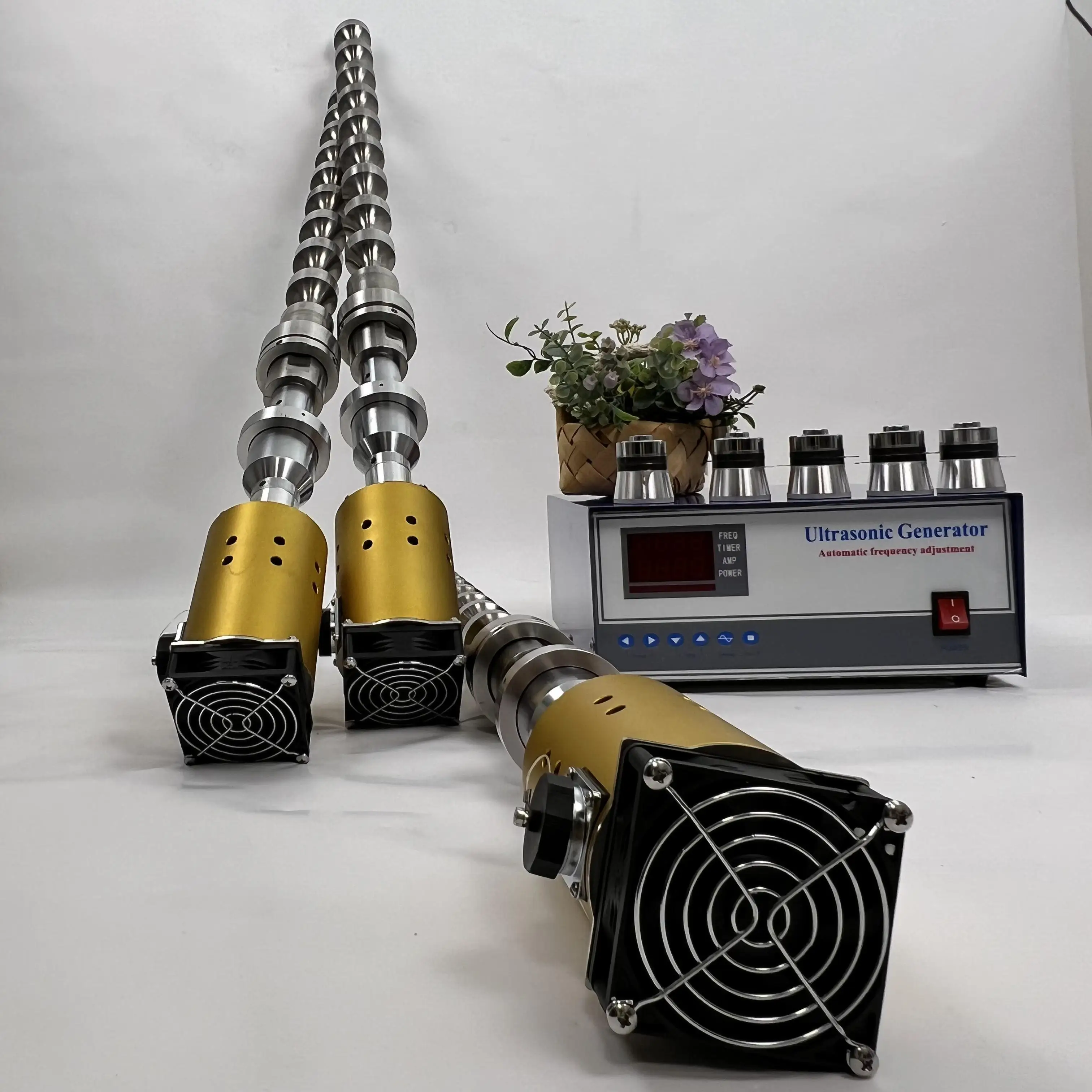 20khz 2000W Titanium Ultrasonic Transducer Rod For  Emulsification Homogenization And Mixing
