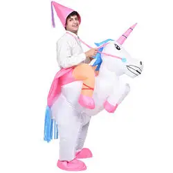 Creative Halloween Party Children Unicorn Animal Props Colorful Inflatable Costumes