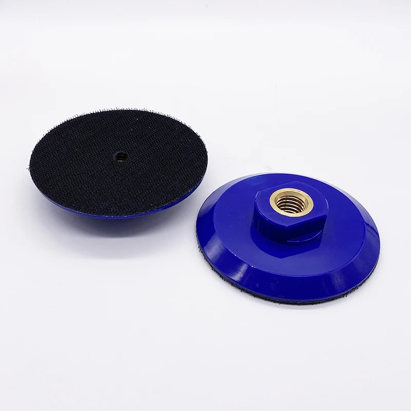 Low Price High quality plastic 3/4/5/6/7 inch M10/14/16 foam polishing pad use with sand paper