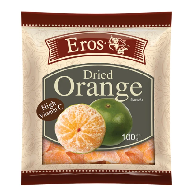 Сушеные фрукты мандарина апельсина сушеные сладкие и кислые заводская цена Премиум вкусный вкус Мягкая текстура тайские продукты