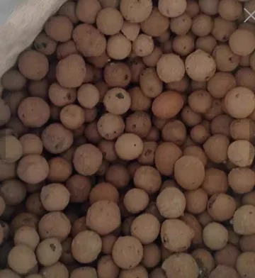 Hot sale natural agricultural ceramsite clay pebble stone expanded grow brown stone 8-12mm