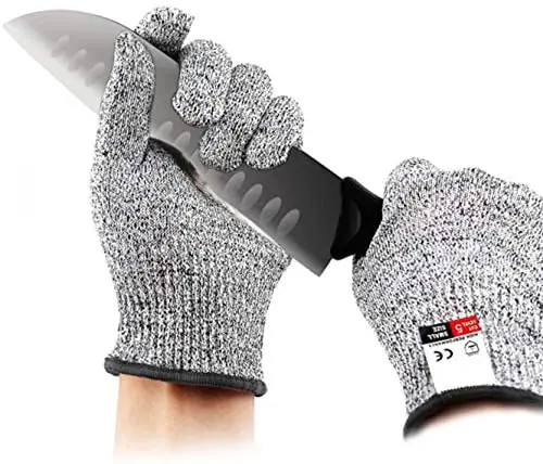 Cut Resistant Gloves Kitchen Level 5 Safety Work Gloves Cut Resistant HPPE Anti-cut Working Gloves