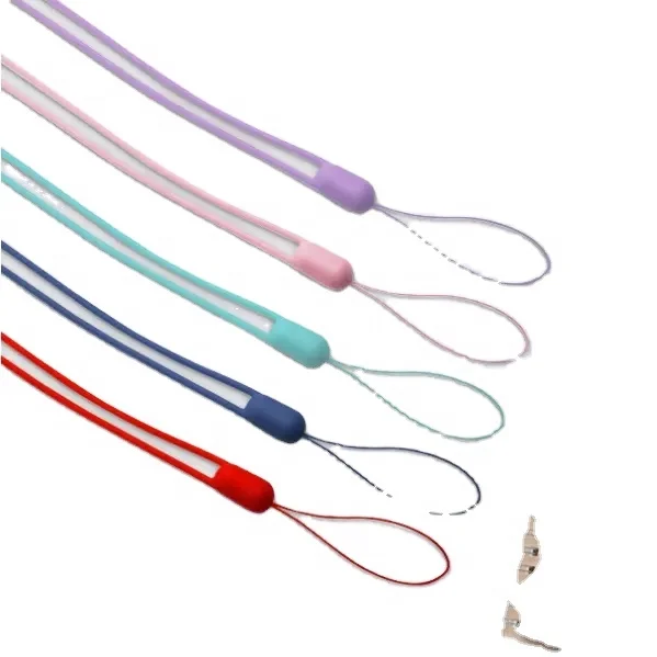 Wholesale Lanyard For Badge Custom Silicone Lanyard Neck Rope With Button Lock