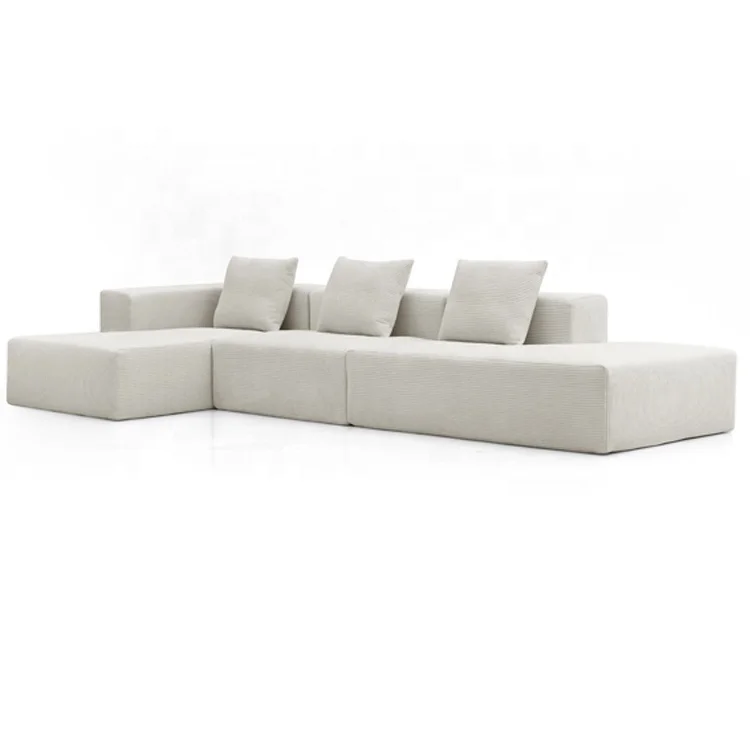 minimalist style compression box sectional sofa set for livingroom furniture L or U shaped couch make in china factory wholesale