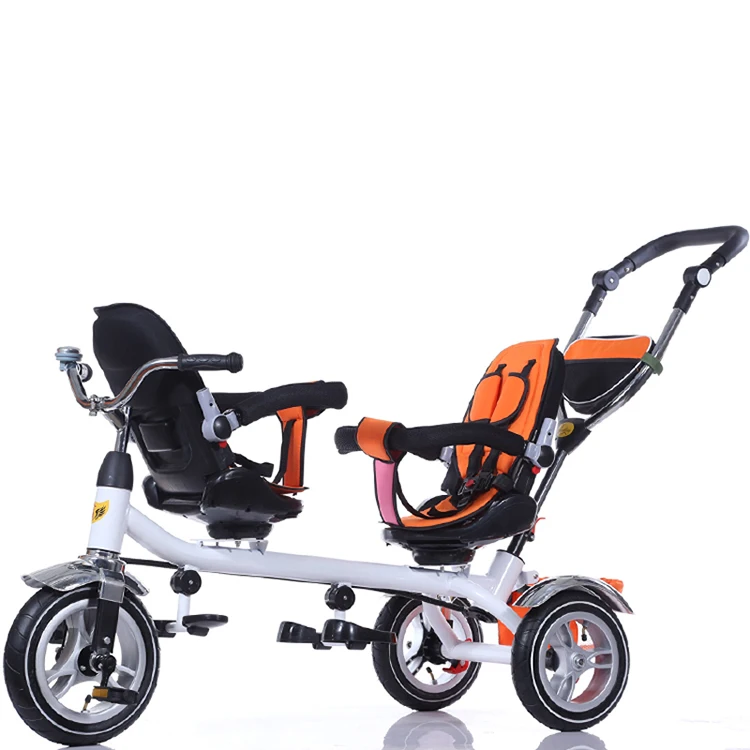 China Factory Twin Baby Tricycle / Kids Double Seat Tricycle / Two Seats Baby Tricycle Wholesale
