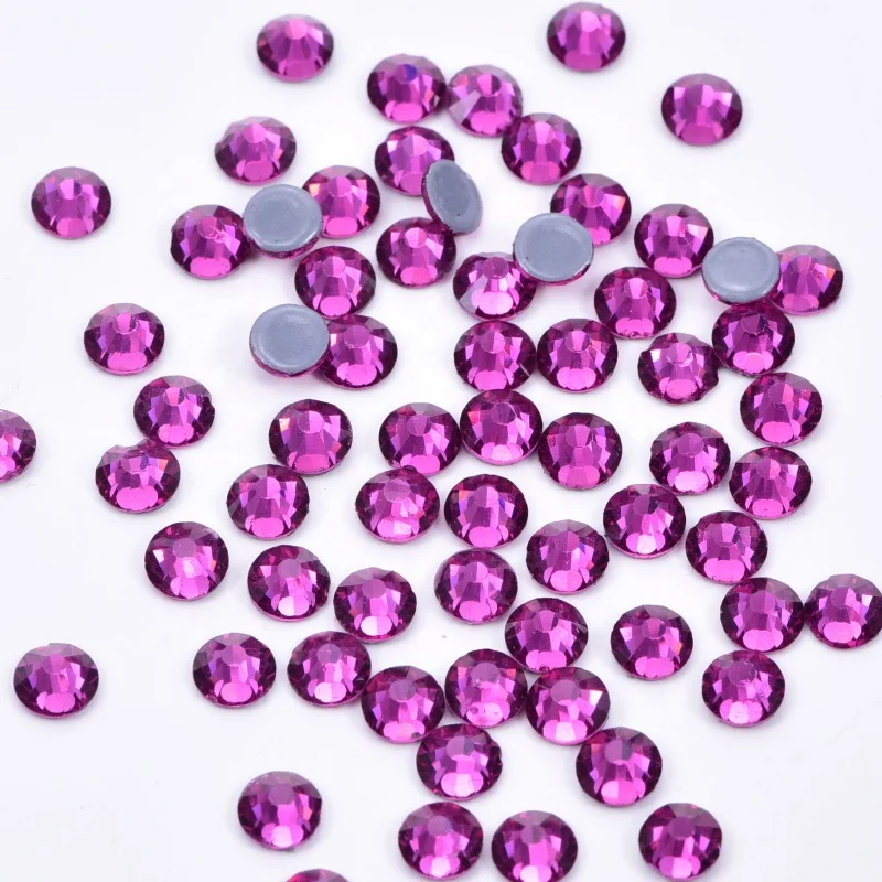 Wholesale 1440pcs/ Bag Rhinestone in Bulk AB Colors Hotfix Flat Back Glass Rhinestones For Clothes Dec