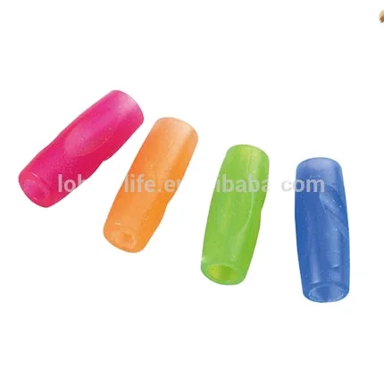 Kids writing aid silicone pen grip sleeve for kids to form good hand writing habit
