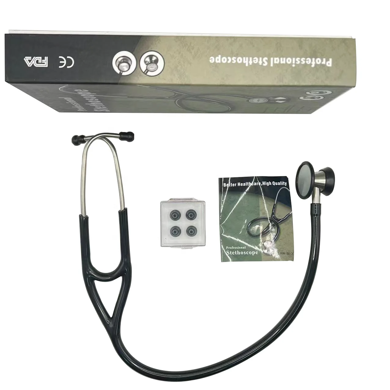 High Quality Cardiology Stainless Steel Stethoscope For Doctors And Nurses