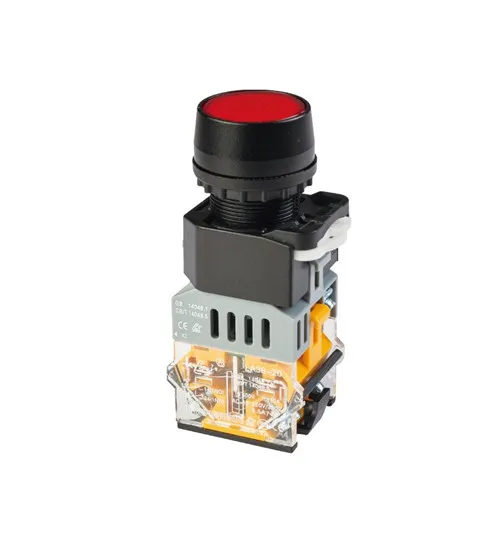 LA38 22mm waterproof 12V 24V 48V illuminated on off push button switch